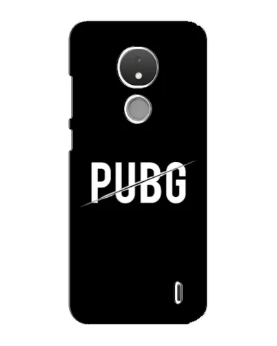 Чохол для Nokia C21 з картинкою «PUBG — білий логотип» Чохол для Nokia C21 з картинкою «PUBG — білий логотип»