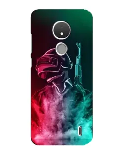 Чохол для Nokia C21 з картинкою «PUBG — вогняний воїн»