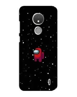 Чохол для Nokia C21 з картинкою «Червоний Among Us»