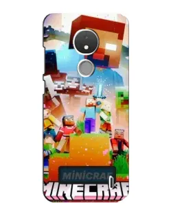 Чохол для Nokia C21 з картинкою «Minecraft герої гри» Чохол для Nokia C21 з картинкою «Minecraft герої гри»