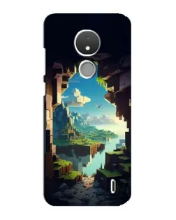 Чохол для Nokia C21 з картинкою «Вид з печери»