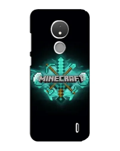 Чохол для Nokia C21 з картинкою «Minecraft Diamond лого» Чохол для Nokia C21 з картинкою «Minecraft Diamond лого»