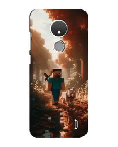 Чохол для Nokia C21 з картинкою «Стів у лісі» Чохол для Nokia C21 з картинкою «Стів у лісі»