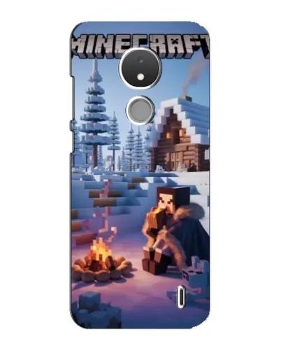 Чохол для Nokia C21 з картинкою «Зимовий Minecraft» Чохол для Nokia C21 з картинкою «Зимовий Minecraft»
