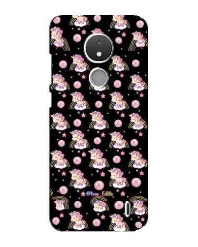 Чохол для Nokia C21 з картинкою «Magic Unicorn паттерн»