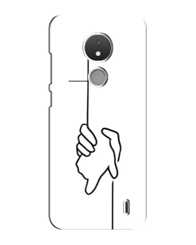 Чехол для Nokia C21 с картинкой «Рука держит» Чехол для Nokia C21 с картинкой «Рука держит»