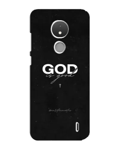 Чехол для Nokia C21 с картинкой «GOD — Бог над всем» Чехол для Nokia C21 с картинкой «GOD — Бог над всем»