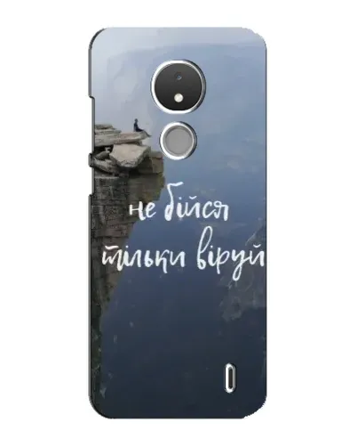 Чехол для Nokia C21 с картинкой «Вера над пропастью» Чехол для Nokia C21 с картинкой «Вера над пропастью»