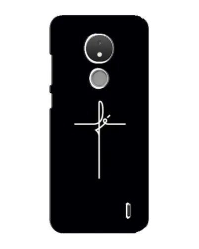 Чехол для Nokia C21 с картинкой «Тонкий крест» Чехол для Nokia C21 с картинкой «Тонкий крест»