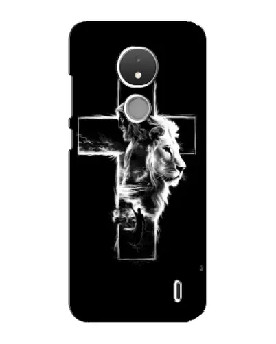 Чехол для Nokia C21 с картинкой «Сияющий крест Jesus» Чехол для Nokia C21 с картинкой «Сияющий крест Jesus»