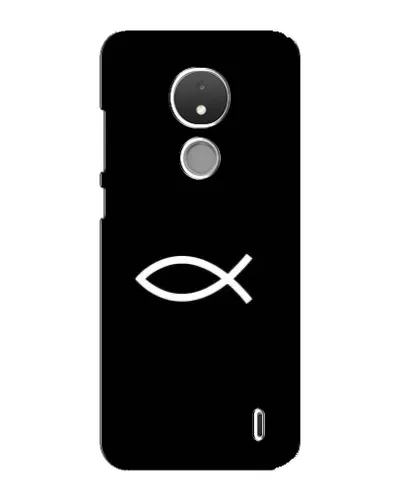 Чехол для Nokia C21 с картинкой «Символ рыбы Jesus» Чехол для Nokia C21 с картинкой «Символ рыбы Jesus»