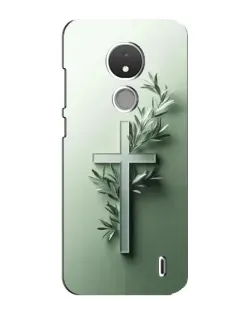 Чехол для Nokia C21 с картинкой «Оливковая ветвь»