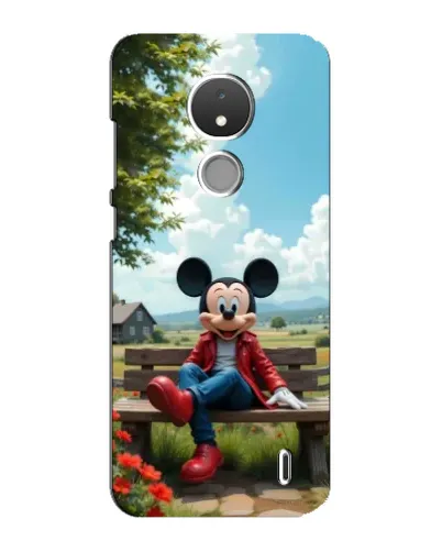 Чохол для Nokia C21 з картинкою «Міккі на лавці» Чохол для Nokia C21 з картинкою «Міккі на лавці»