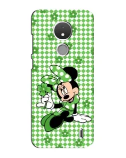 Чехол для Nokia C21 с картинкой «Mickey в клетку»