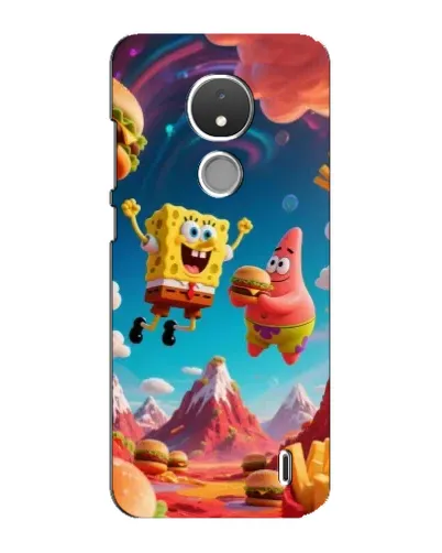 Чехол для Nokia C21 с картинкой «Космический фастфуд» Чехол для Nokia C21 с картинкой «Космический фастфуд»