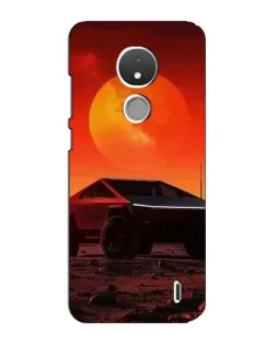 Чохол для Nokia C21 з картинкою «Cybertruck на Марсі»