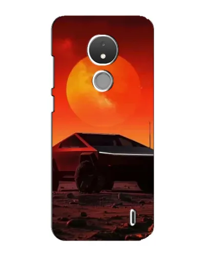Чохол для Nokia C21 з картинкою «Cybertruck на Марсі»