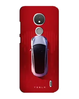 Чохол для Nokia C21 з картинкою «Tesla Top View»