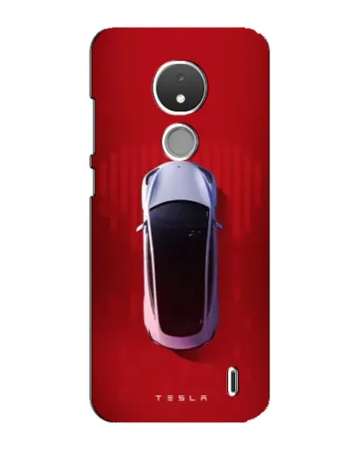 Чохол для Nokia C21 з картинкою «Tesla Top View»