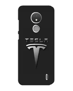 Чохол для Nokia C21 з картинкою «Сталевий логотип Tesla» Чохол для Nokia C21 з картинкою «Сталевий логотип Tesla»