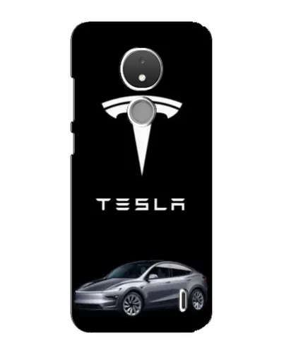 Чохол для Nokia C21 з картинкою «Tesla Model Y»