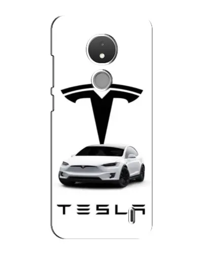 Чохол для Nokia C21 з картинкою «Tesla White Style»