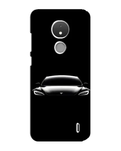 Чохол для Nokia C21 з картинкою «Фари Tesla Night»