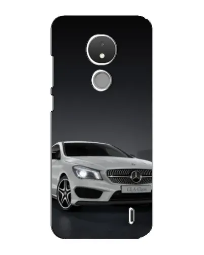 Чохол для Nokia C21 з картинкою «Mercedes AMG GT Silver»