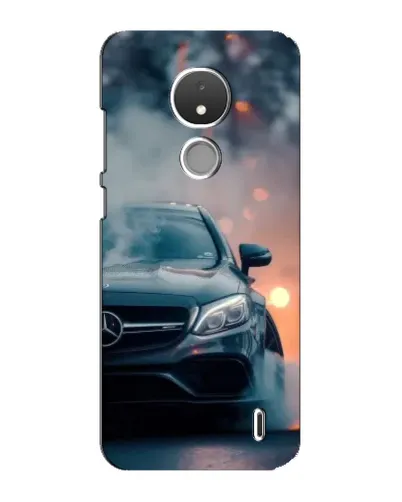 Чохол для Nokia C21 з картинкою «Mercedes — нічне місто»
