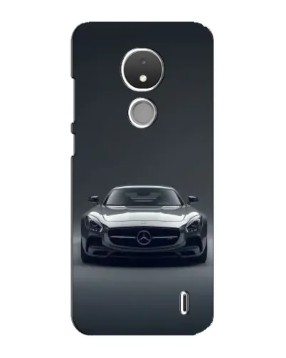 Чохол для Nokia C21 з картинкою «Mercedes на чорному»