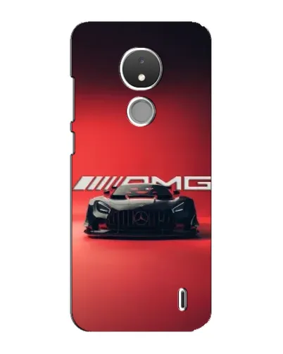 Чохол для Nokia C21 з картинкою «Mercedes AMG — червона лінія»