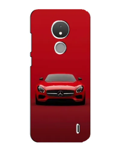 Чохол для Nokia C21 з картинкою «Червоний Mercedes AMG»