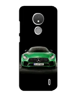 Чохол для Nokia C21 з картинкою «Mercedes — неоновий лого» Чохол для Nokia C21 з картинкою «Mercedes — неоновий лого»
