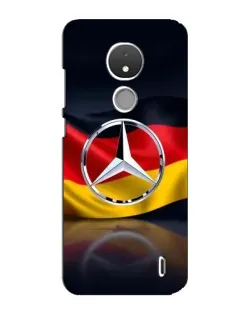 Чохол для Nokia C21 з картинкою «Mercedes — прапор Німеччини» Чохол для Nokia C21 з картинкою «Mercedes — прапор Німеччини»