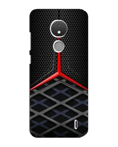 Чохол для Nokia C21 з картинкою «Mercedes Carbon Grid»