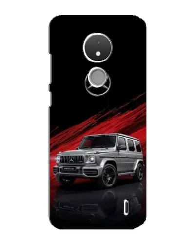 Чохол для Nokia C21 з картинкою «Mercedes G-Class червоний»