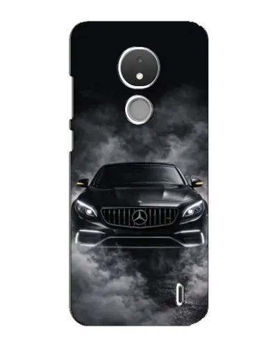 Чохол для Nokia C21 з картинкою «Mercedes у диму»