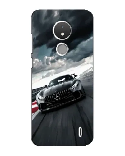 Чохол для Nokia C21 з картинкою «Гоночний Mercedes AMG»