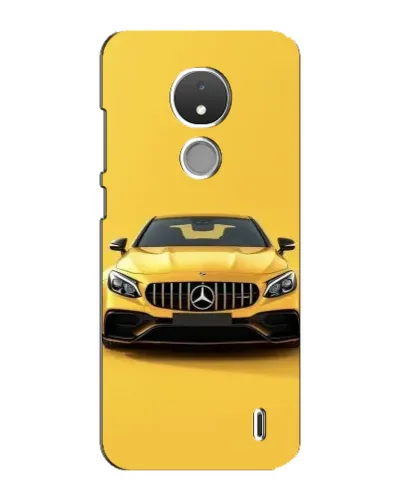 Чохол для Nokia C21 з картинкою «Жовтий Mercedes GT»
