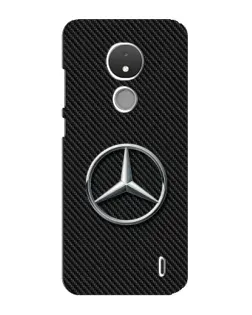 Чохол для Nokia C21 з картинкою «Карбоновий Mercedes стиль» Чохол для Nokia C21 з картинкою «Карбоновий Mercedes стиль»