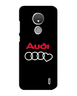 Чохол для Nokia C21 з картинкою «Логотип Audi Heart»
