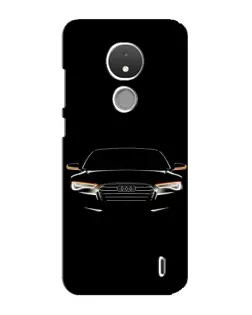 Чохол для Nokia C21 з картинкою «Audi — нічний контур»