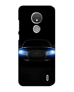 Чохол для Nokia C21 з картинкою «Audi в неоні»