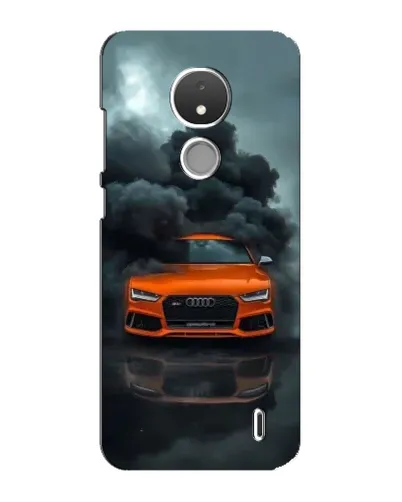 Чохол для Nokia C21 з картинкою «Audi у хмарах диму» Чохол для Nokia C21 з картинкою «Audi у хмарах диму»