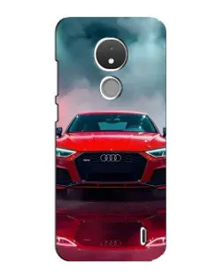 Чохол для Nokia C21 з картинкою «Audi RS — червоний стиль»