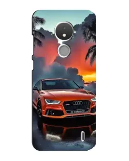 Чохол для Nokia C21 з картинкою «Audi — захід сонця»
