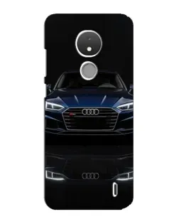 Чохол для Nokia C21 з картинкою «Audi — нічне відображення»