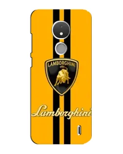 Чохол для Nokia C21 з картинкою «Lamborghini Stripe жовтий» Чохол для Nokia C21 з картинкою «Lamborghini Stripe жовтий»