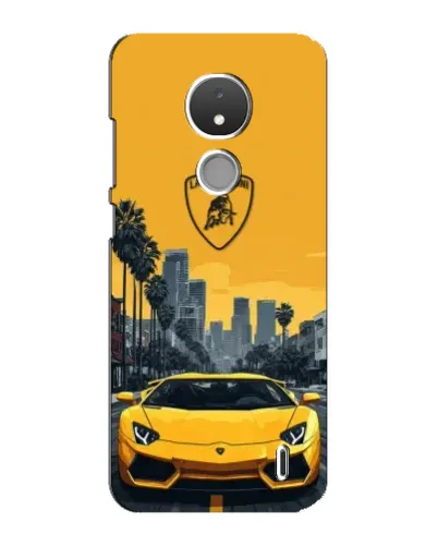 Чохол для Nokia C21 з картинкою «Жовтий Lamborghini місто» Чохол для Nokia C21 з картинкою «Жовтий Lamborghini місто»
