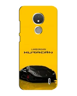 Чохол для Nokia C21 з картинкою «Lamborghini Huracan чорний»
